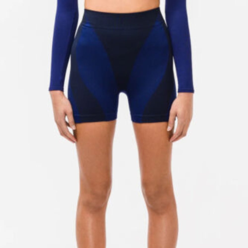 Adidas Originals Women's Ivy Park Dark Blue Halls of Ivy Short Tights HG2449